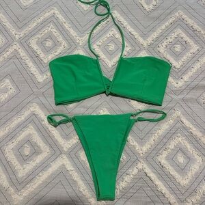 Skatie Vibrant Green Bikini Set